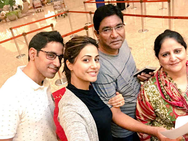 hina khan family