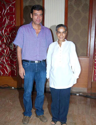 Satyajit Sharma With Her Mother