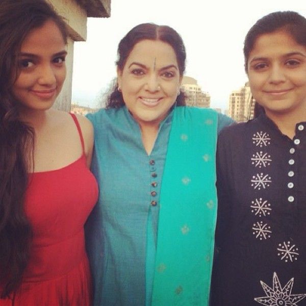 Ahsaas Channa With His Mother and Sister