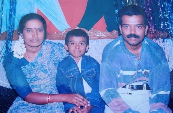 Raghu Gowda Family