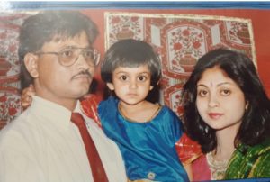 Tanvi Dogra With His Mother and Father