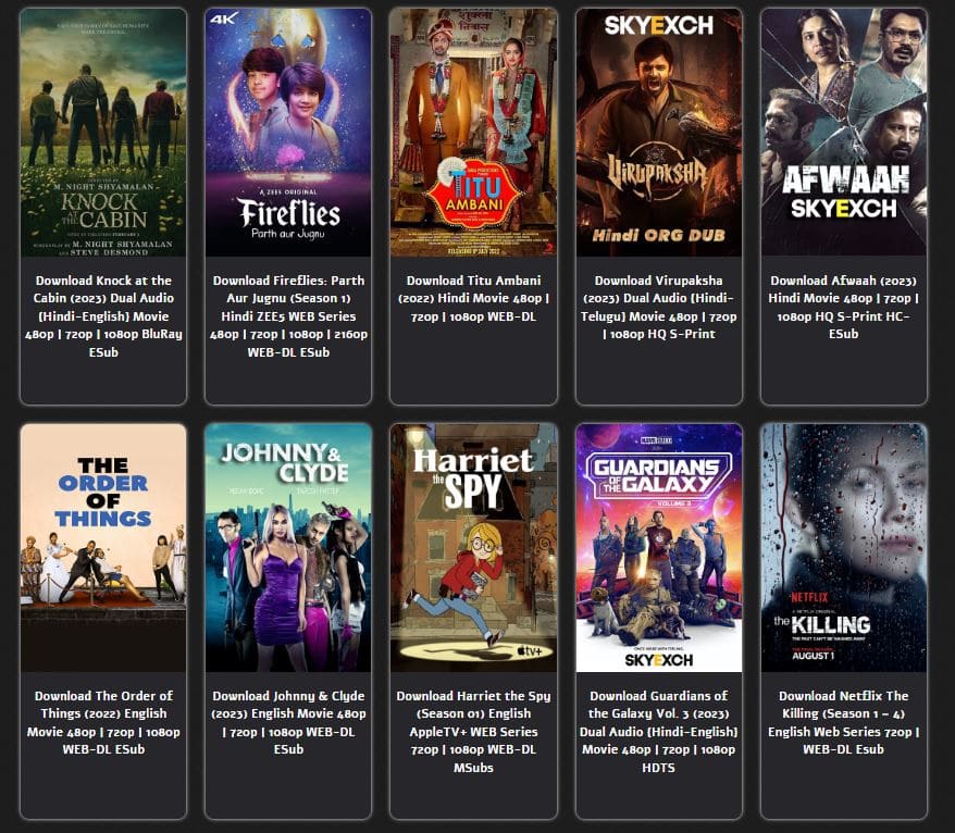 Bollyflix Website