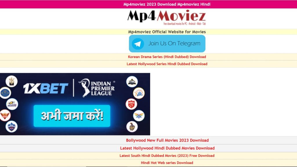 Mp4moviez Bollywood, Hollywood Hindi Dubbed Movies Download